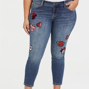 SELLING DISNEY MINNIE MOUSE CROP SKINNY JEANS